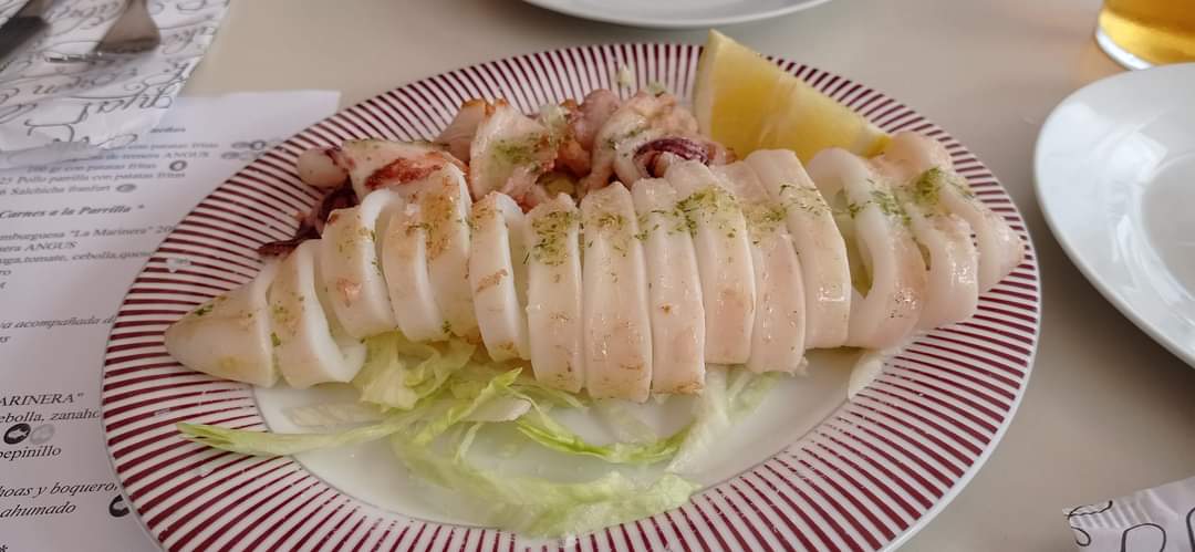 Calamar nacional a la plancha